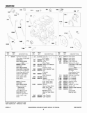 Cylinder Back Plate Oil Diagram and Parts List for 582447-0476-E2  Briggs and Stratton Engine